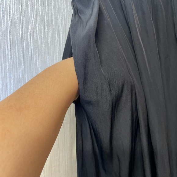 J. Jill Black Button-Front Midi Skirt - Picture 2 of 8